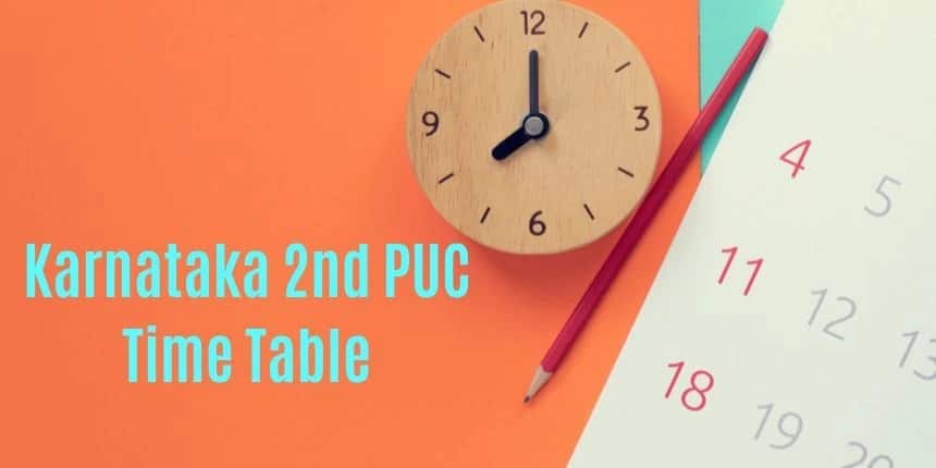 Karnataka 2nd PUC Time Table 2026: Download Class 12 Exam Dates PDF