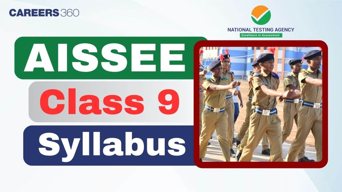 AISSEE 2026 Syllabus for Class 9: Check  Sainik School Entrance Exam Syllabus Class 9
