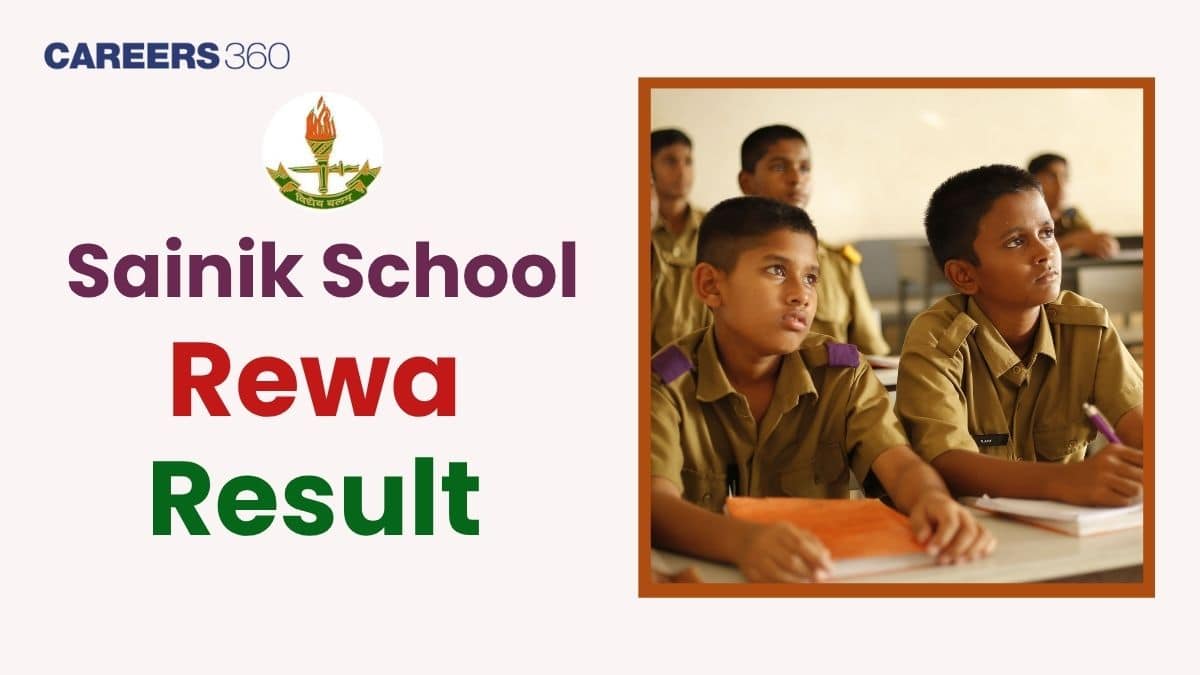 Sainik School Rewa Result 2026, Check AISSEE Class 6 & 9 Merit list Here