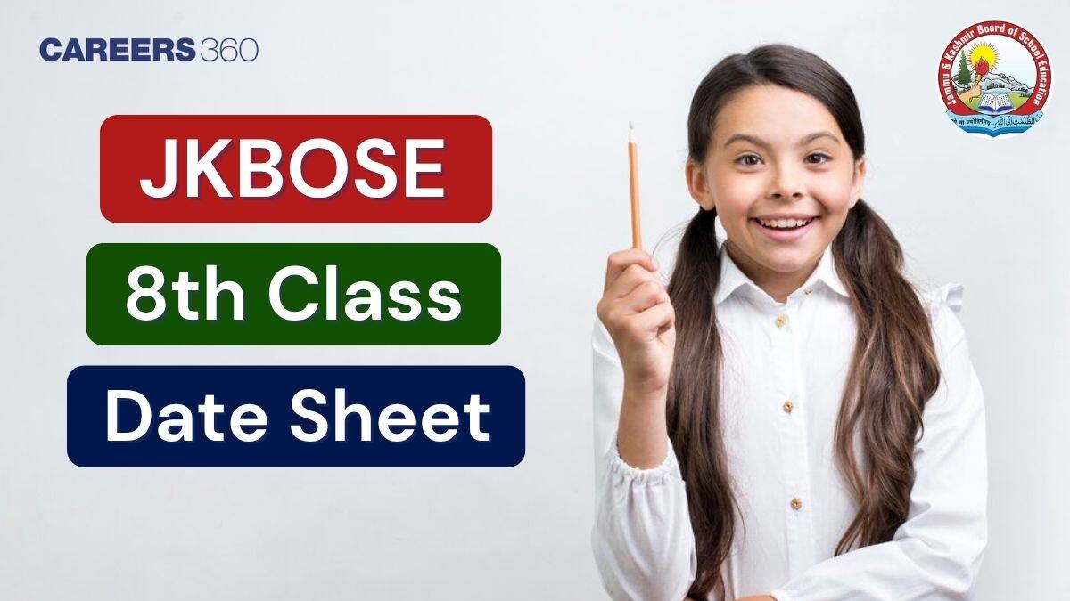 JKBOSE Class 8 Date Sheet 2026 for Soft and Hard Zones