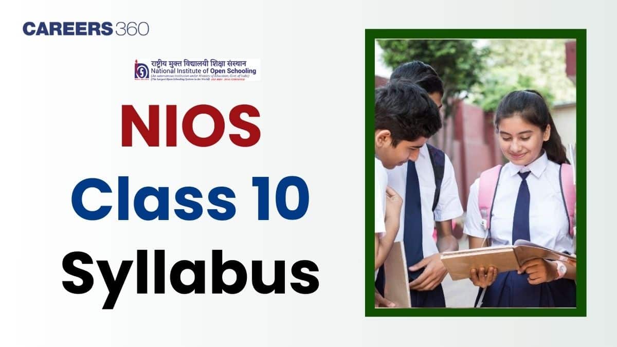 NIOS Class 10 Syllabus 2025: Download Updated Syllabus PDF