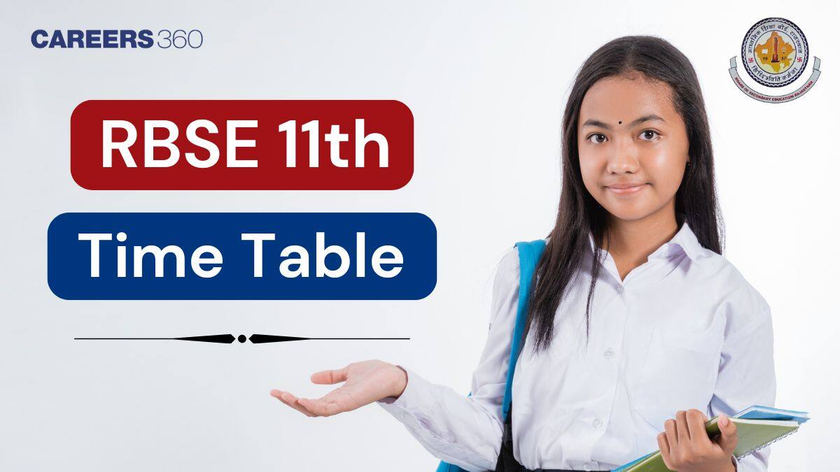 Rajasthan Board 11th Time Table 2026 Out, Check RBSE 11th Exam Dates Here