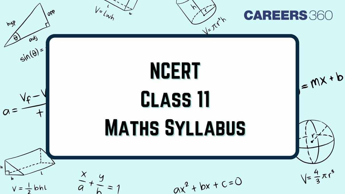 NCERT Syllabus for Class 11 Maths 2025-26 - Free PDF Download