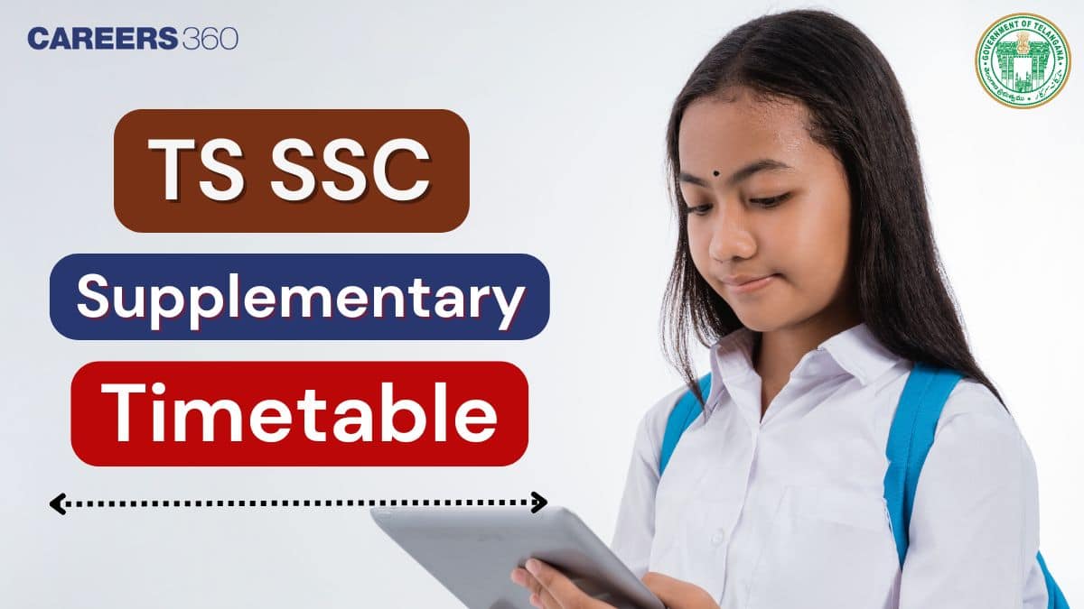 Telangana SSC Supplementary Exam Time Table 2025, Check TS 10th Supply Dates Here