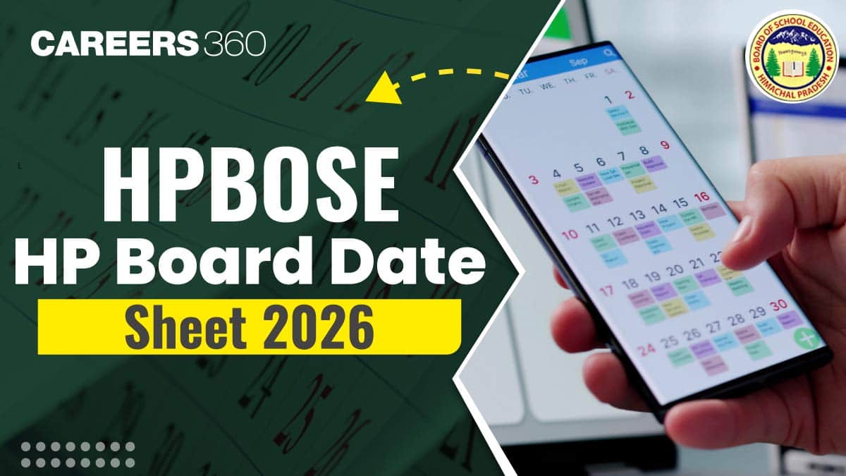 HPBOSE HP Board Date sheet 2026, Check Class 10, 12 Exam Dates PDF