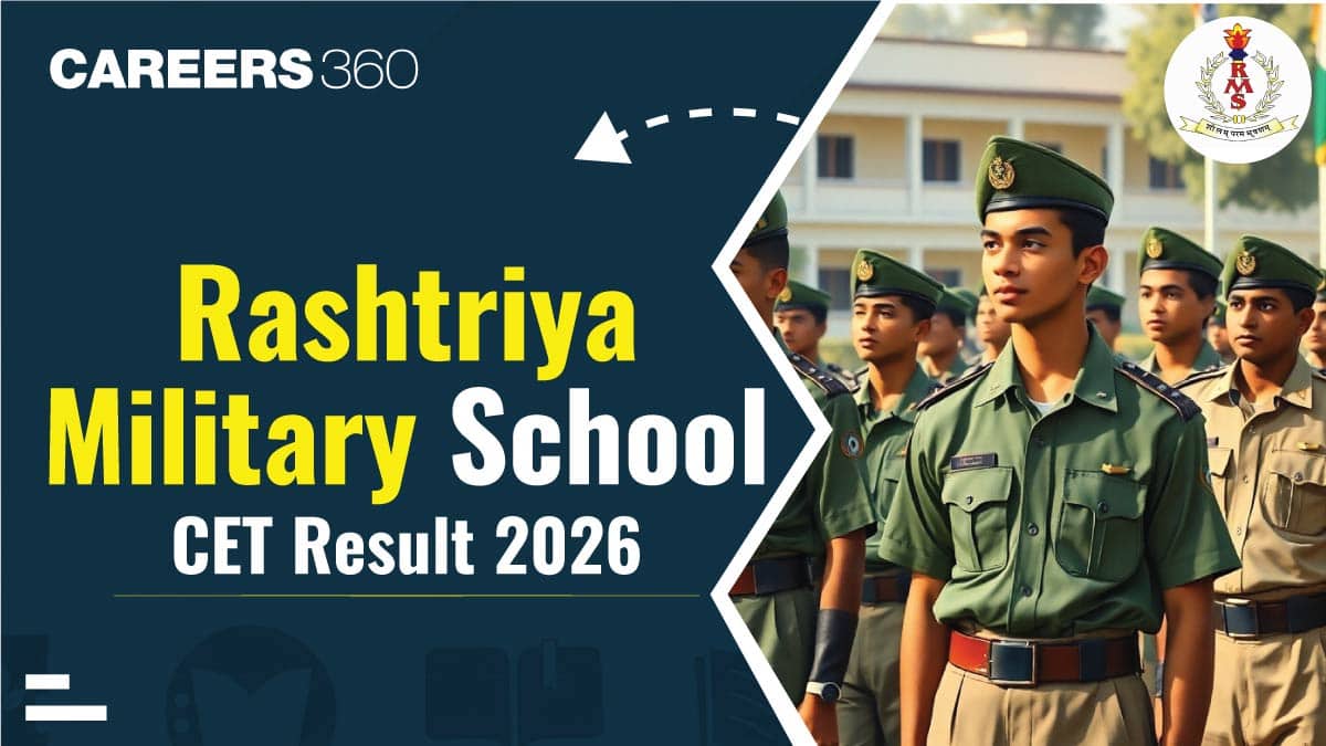 Rashtriya Military School Result 2026, Check RMS CET Result, Merit List