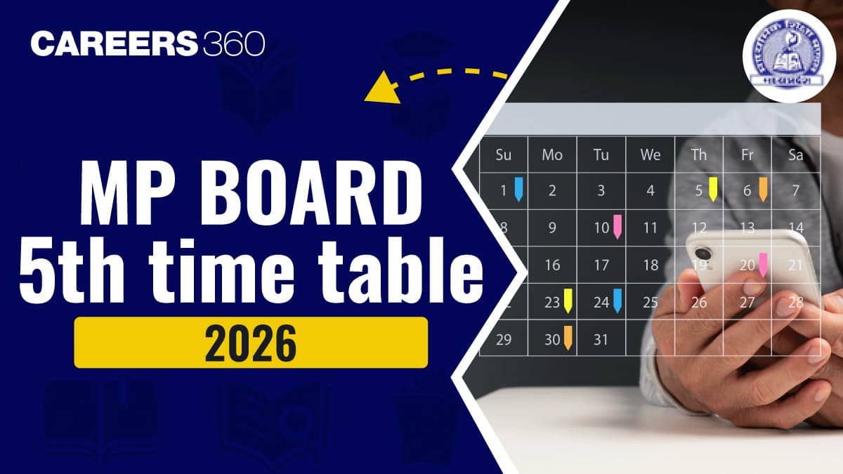 MP Board 5th Time Table 2026, Download RSKMP Class 5 Exam Dates PDF