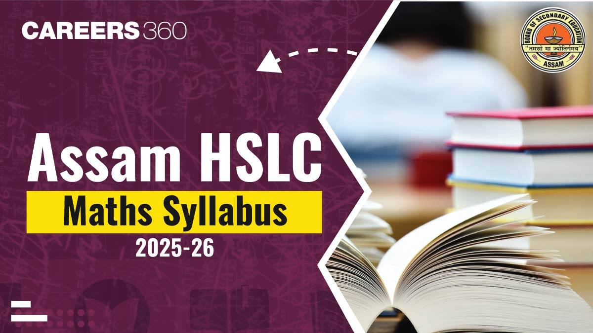 Assam HSLC Maths Syllabus 2025-26 PDF: Chapter-wise Topics, Marks, Deleted Parts