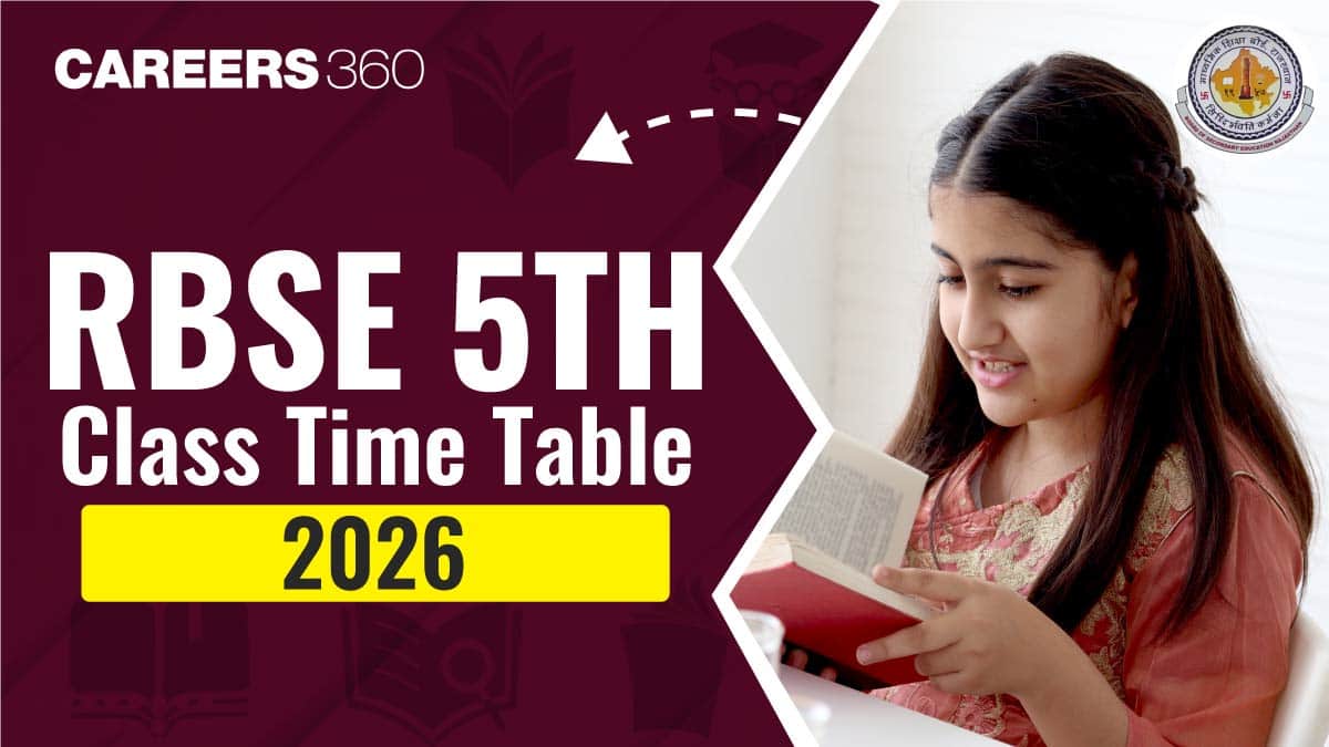 RBSE 5th Class Time Table 2026: Rajasthan Board 5th Exam Date