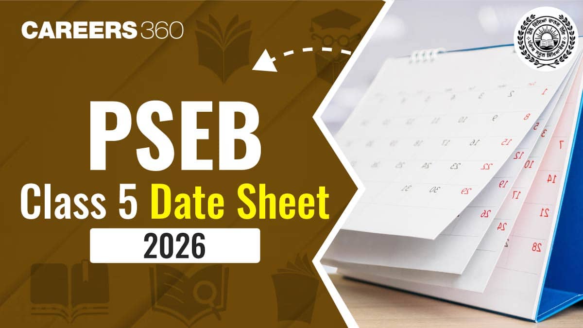 PSEB 5th Class Date Sheet 2026, Check Punjab Board Class 5 Exam Dates