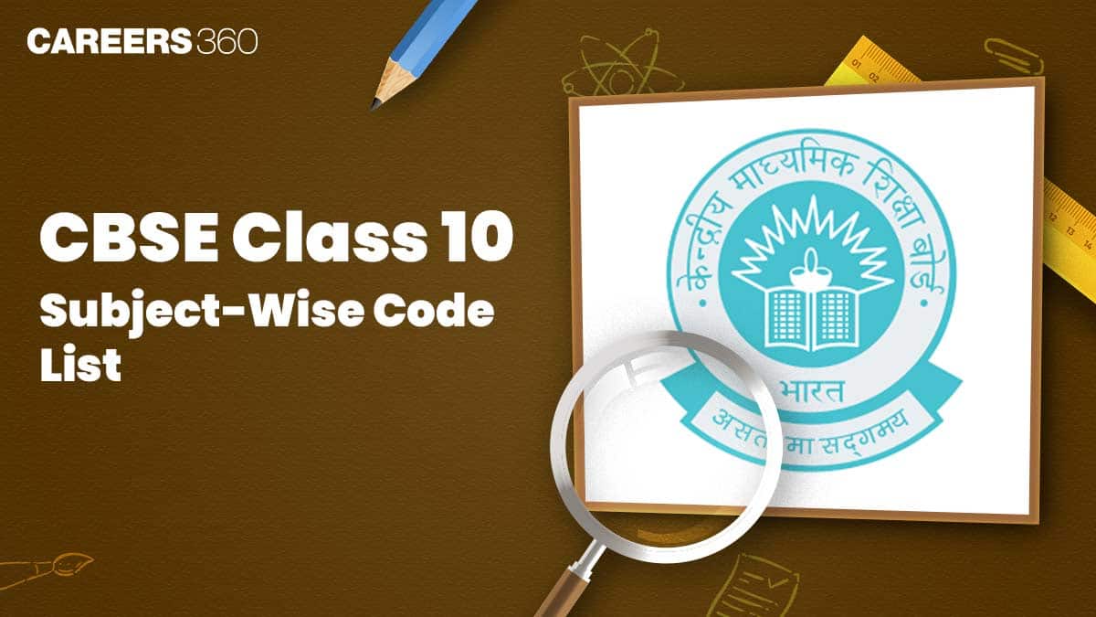 CBSE 10th Subject Code 2026, Check Subject-Wise Code List