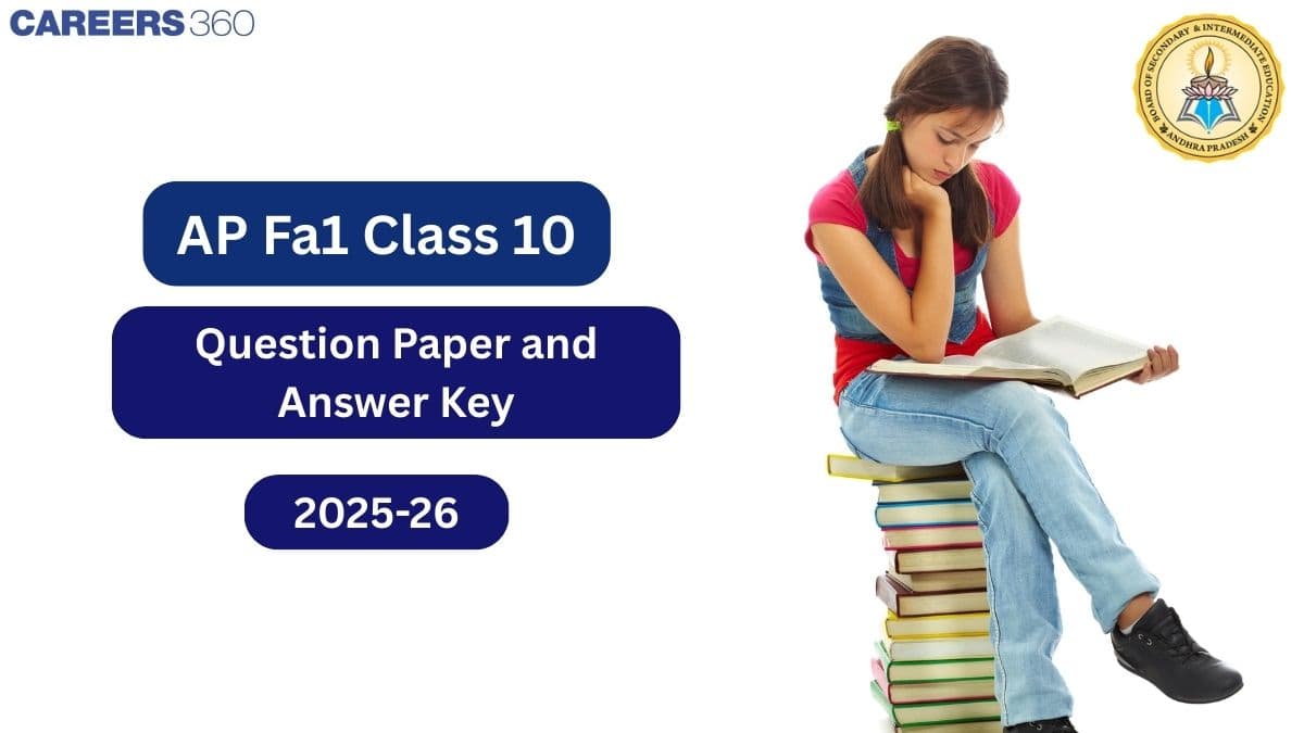 AP FA1 Class 10 Question Paper 2025-26 with Answer Key PDF Download