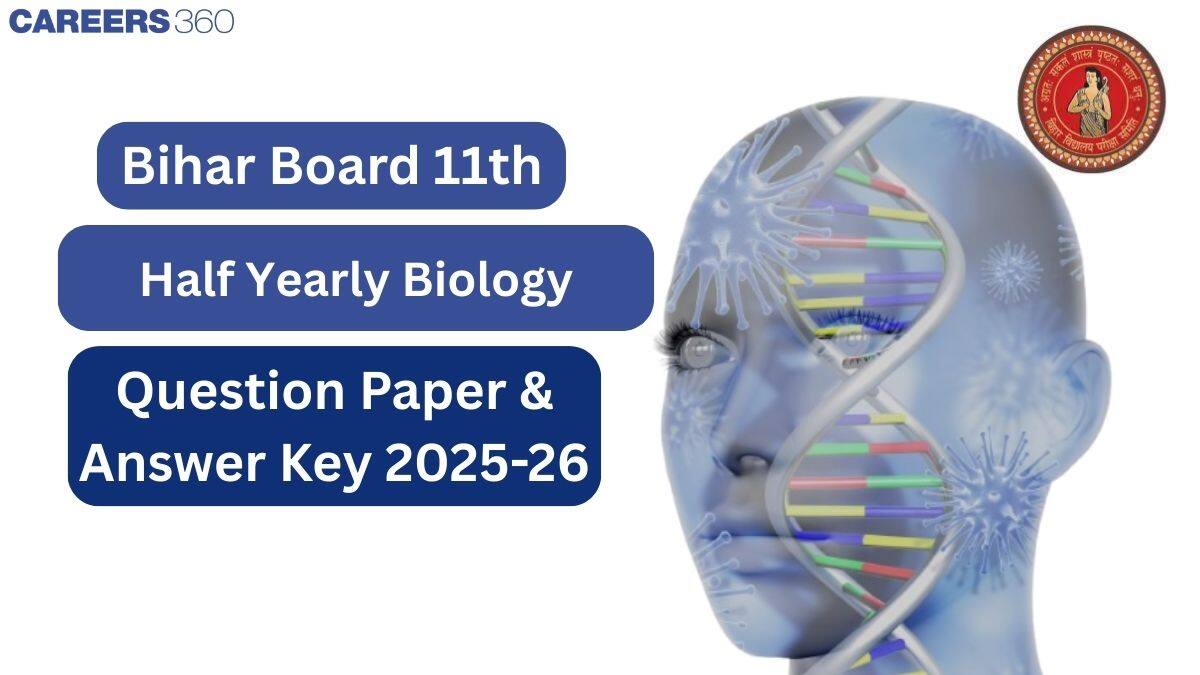 Bihar Board Class 11 Half-Yearly Biology Question Paper 2025-26 PDF with Solutions