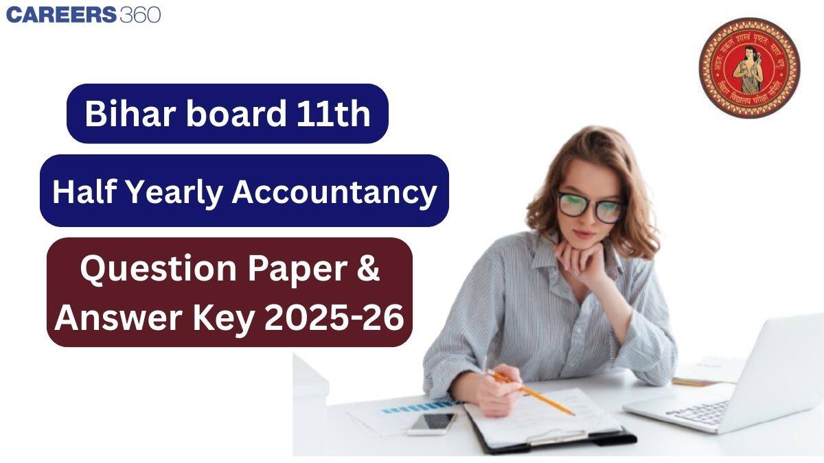 Bihar Board Class 11 Half-Yearly Accountancy Question Paper 2025-26 (Sep 19) with Answer Key & Solution