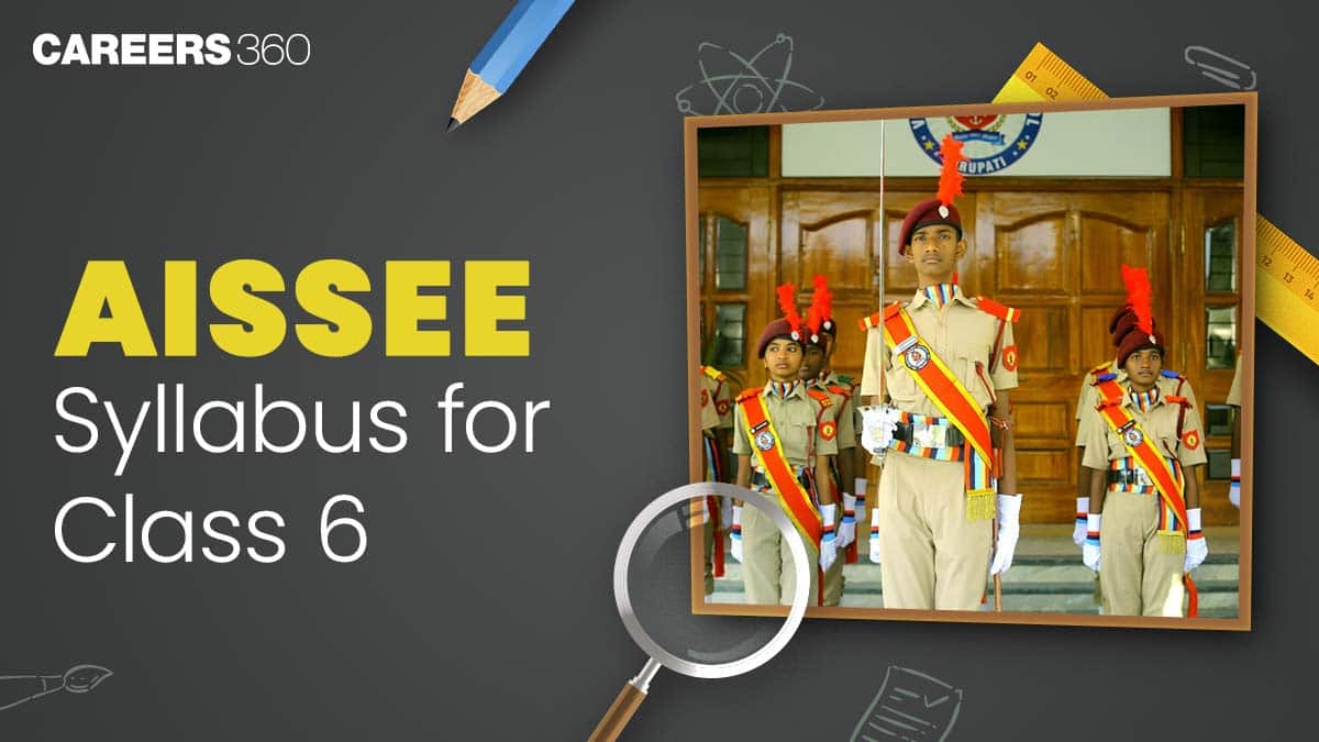 AISSEE 2026 Syllabus for Class 6, Check Sainik School Entrance Exam Class 6 Syllabus