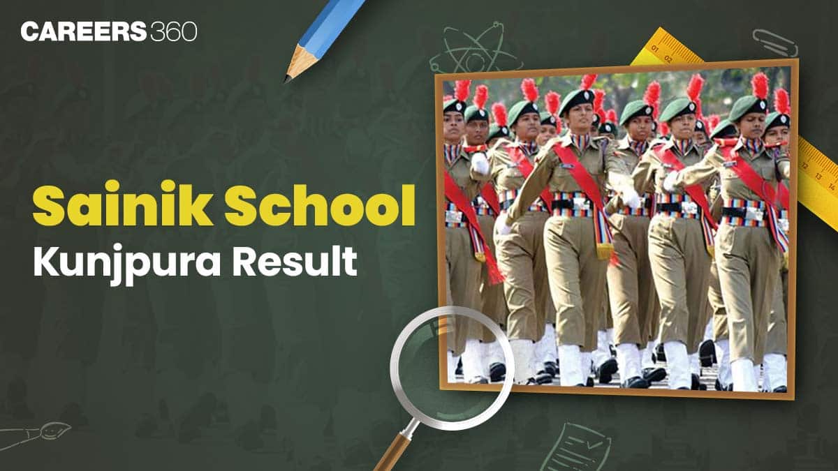 Sainik School Kunjpura Result 2026 - Check AISSEE Class 6 & 9 Merit List Here