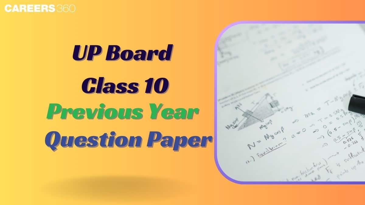UP Board Previous Year Question Papers Class 10 PDF Download All Subjects