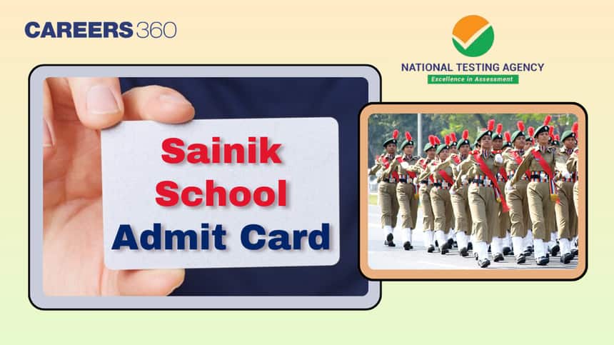 Sainik School Admit Card 2026 PDF; AISSEE Hall Ticket Download Here