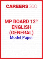 MP Board 12th English (General) Model Paper