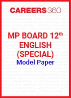 MP Board 12th English (Special) Model Paper