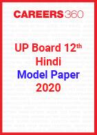UP board 12th Hindi Model Paper 2020