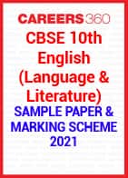 CBSE 10th Class English (Language & Literature) Solved Sample Paper 2021