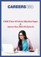 CBSE Class 10 Science Question Paper & Answer Key 2021-22 (Term 1)