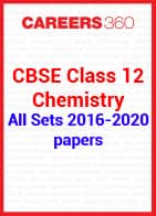 CBSE Class 12 Previous Year Paper - Chemistry 2016-2020 All Set