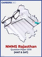 NMMS Rajasthan Question Paper 2018 (MAT & SAT)