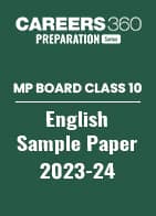 MP Board Class 10 English Model Paper 2023-24