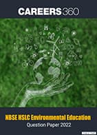 NBSE HSLC Environmental Education Question Paper 2022
