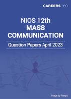 NIOS 12th Mass Communication Question Paper April 2023