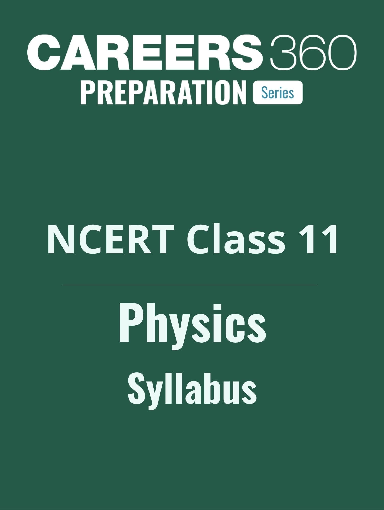 Download NCERT Class 11 Physics Syllabus 2025-26 PDF