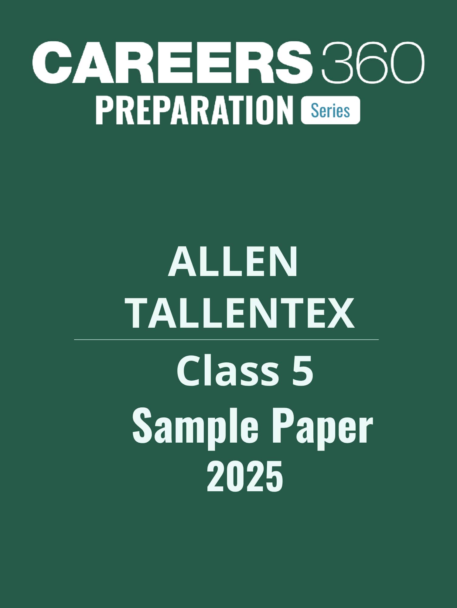 Tallentex Class 5 Sample Paper 2025