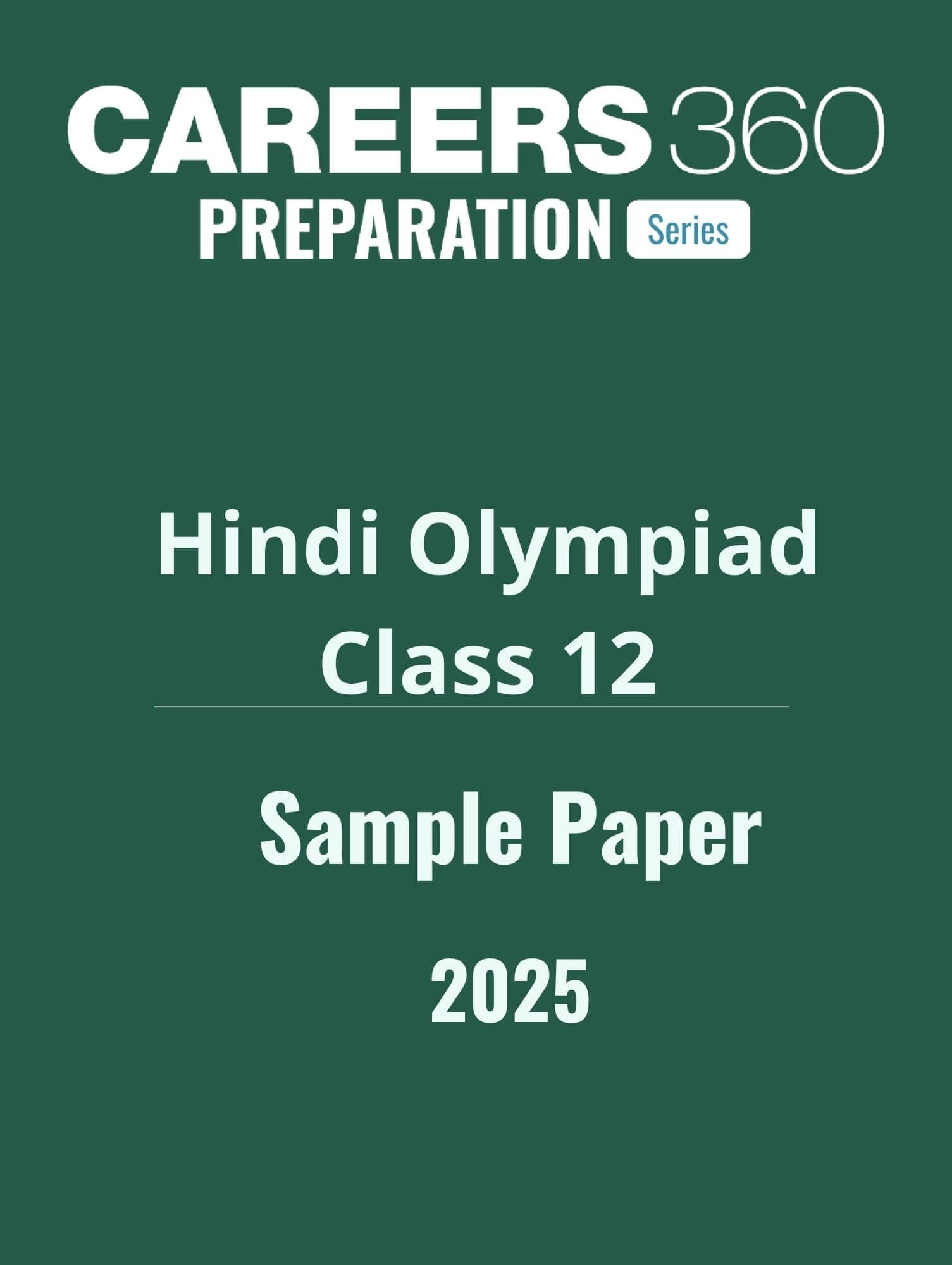 Hindi Olympiad Sample Paper for Class 12