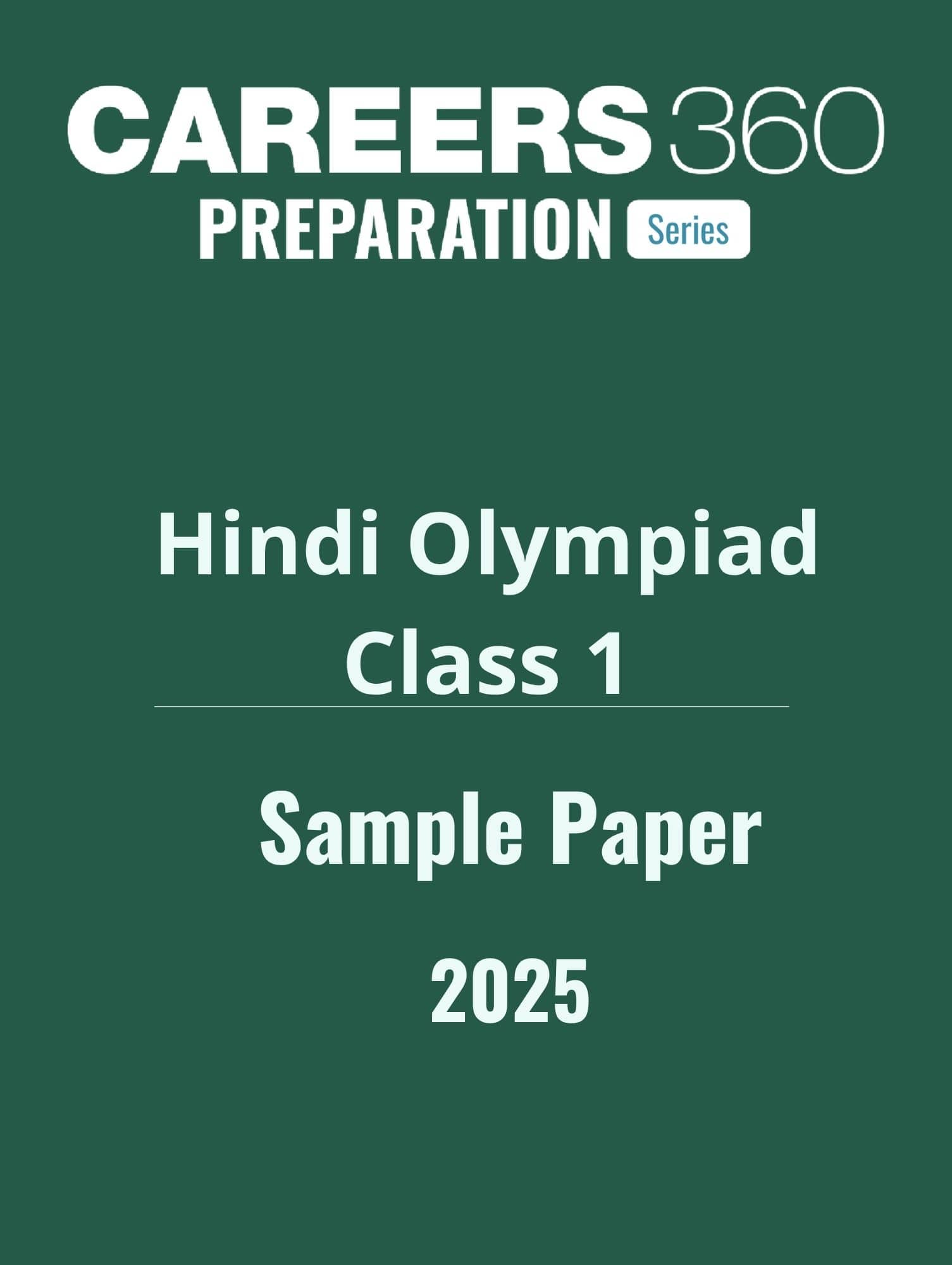 Hindi Olympiad Sample Paper for Class 1