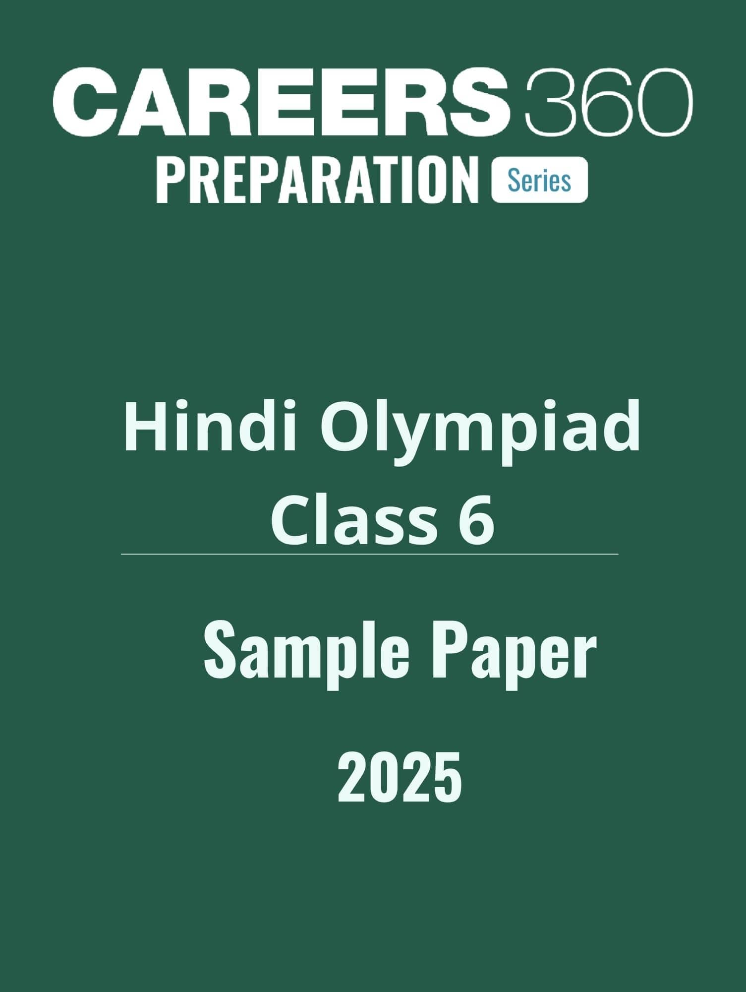 Hindi Olympiad Sample Paper for Class 6