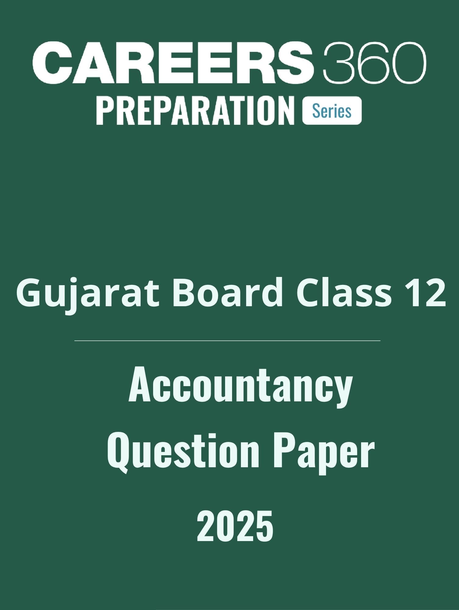 GSEB HSC Accountancy Question Paper 2025
